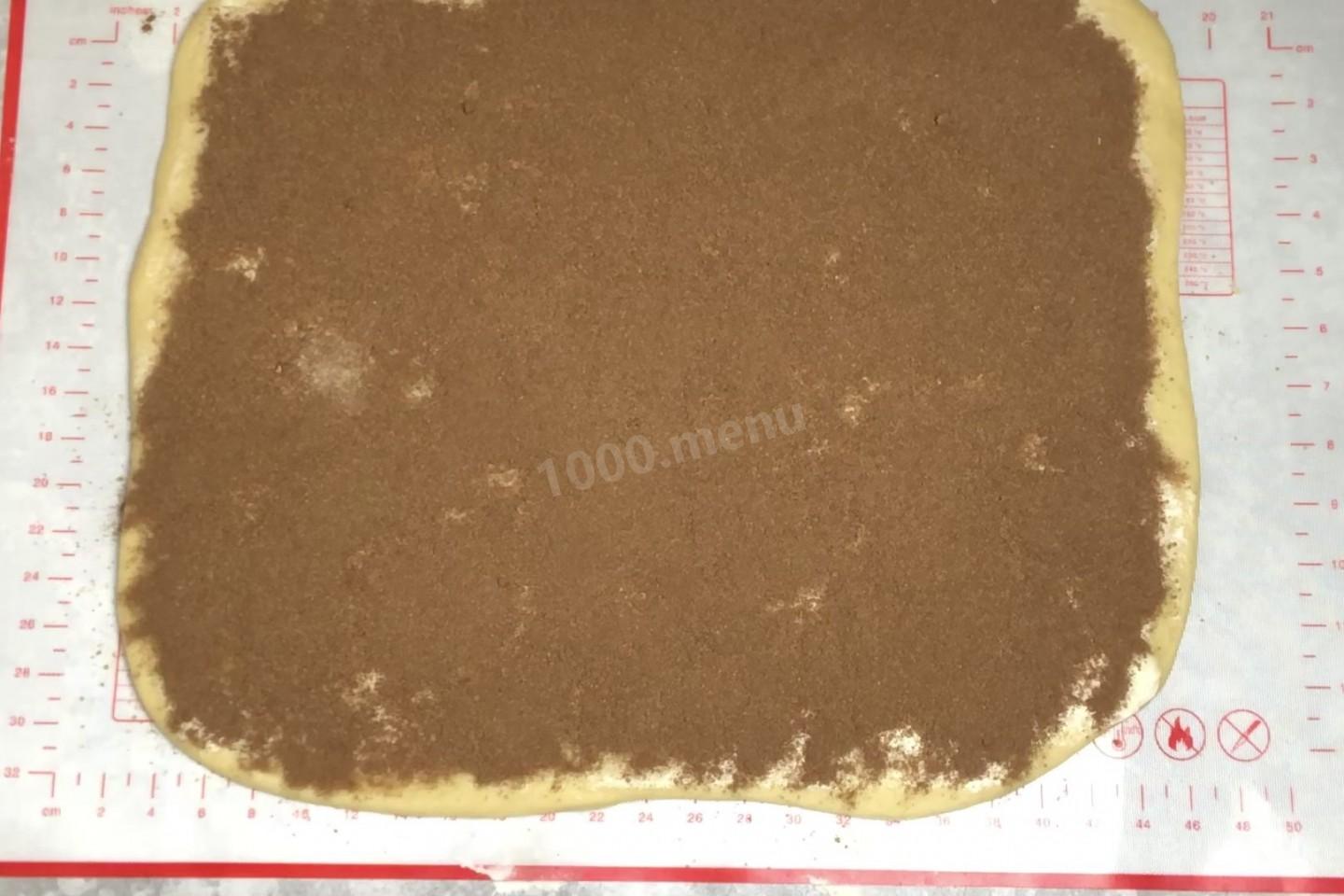 Шаг 16 приготовления Булочки синабон с корицей