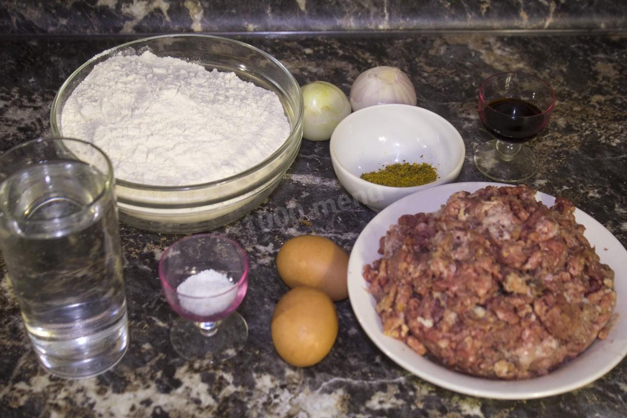 Шаг 1 приготовления Чуду с мясом
