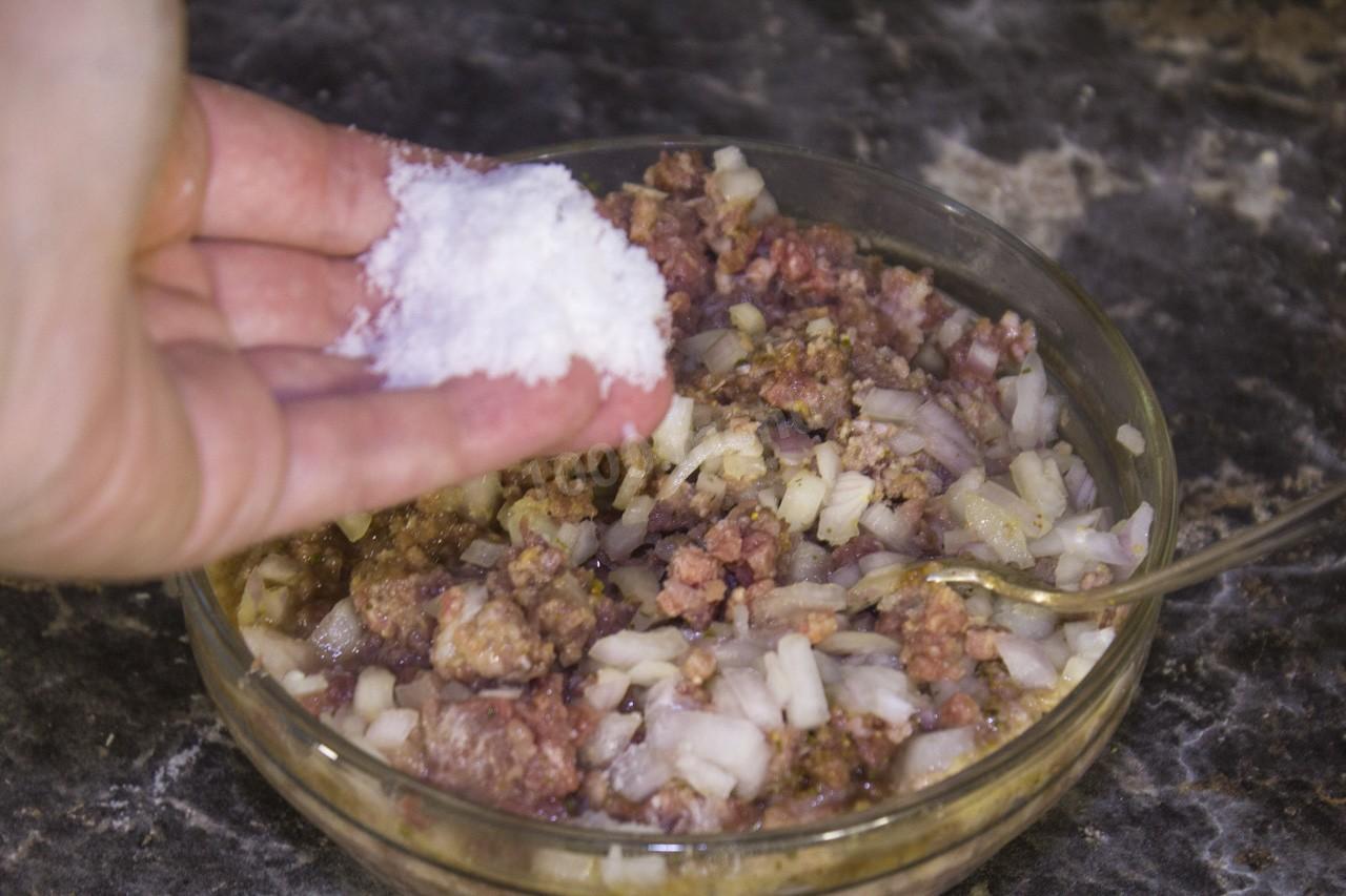 Шаг 12 приготовления Чуду с мясом