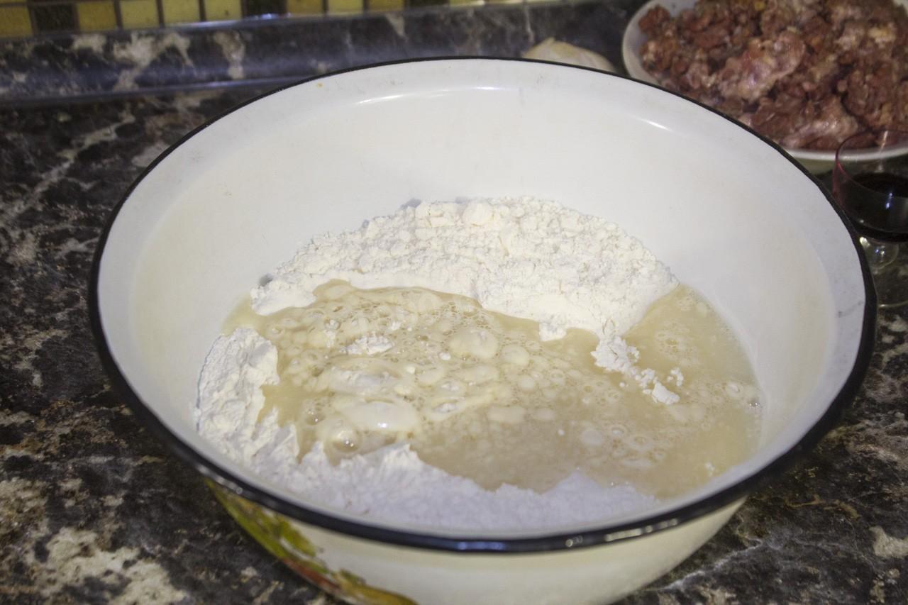 Шаг 4 приготовления Чуду с мясом