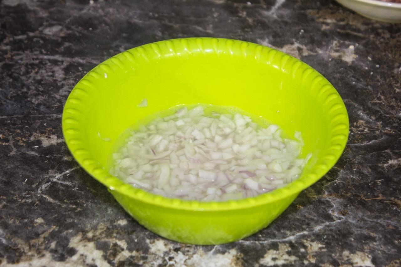 Шаг 7 приготовления Чуду с мясом