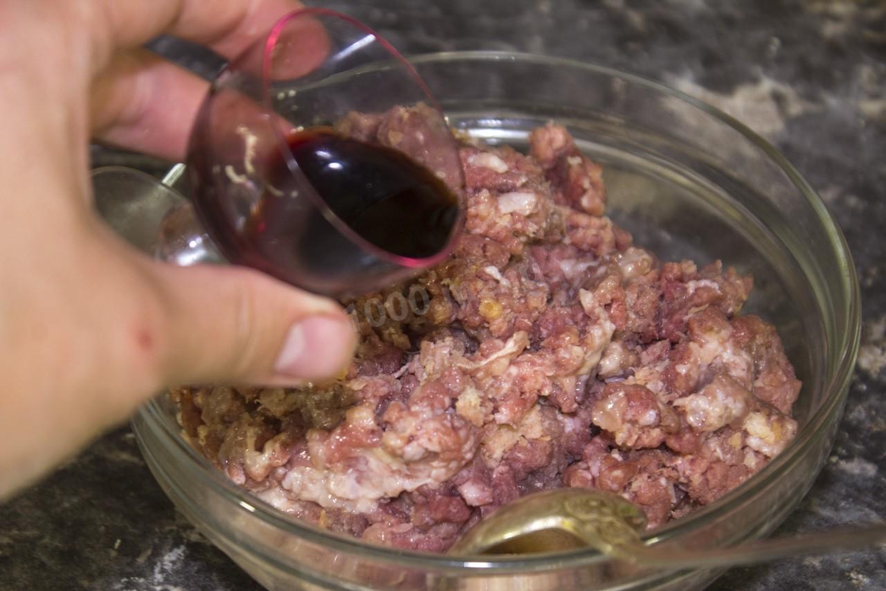 Шаг 8 приготовления Чуду с мясом
