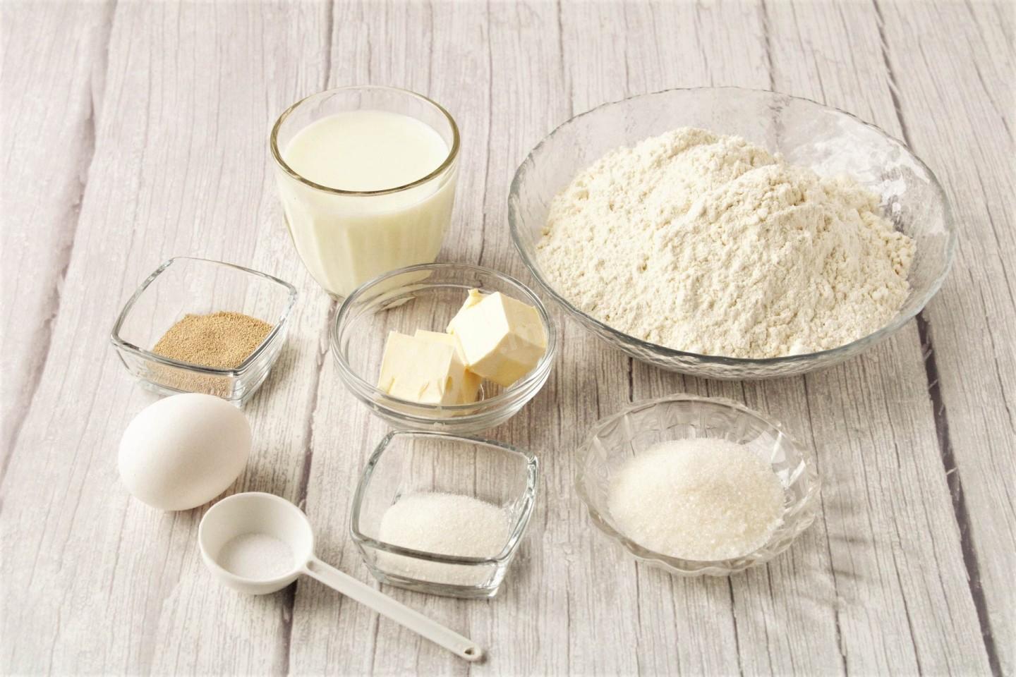 Шаг 1 приготовления Булочки с корицей из дрожжевого теста