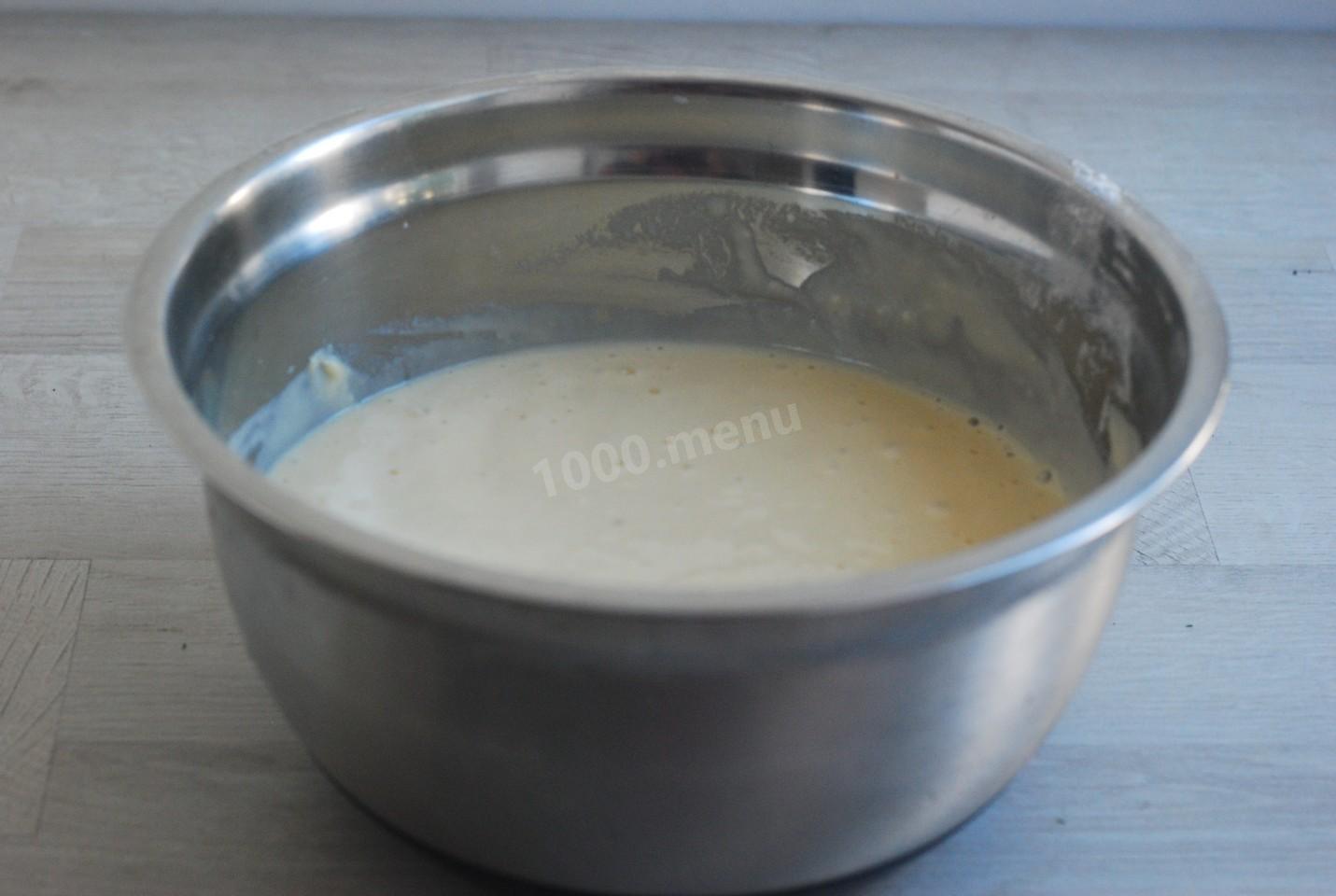 Шаг 10 приготовления Заливной пирог с мясом на кефире простой