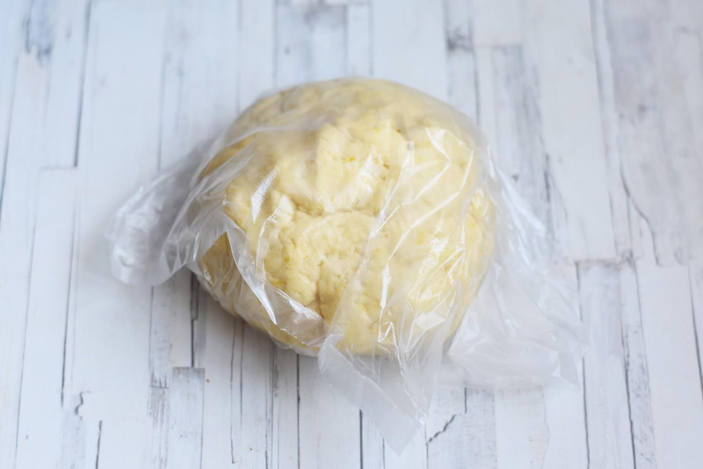 Шаг 6 приготовления Лимонное печенье с трещинками
