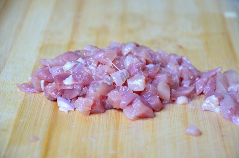 Шаг 7 приготовления Пирожки на сметане Элеш с курицей