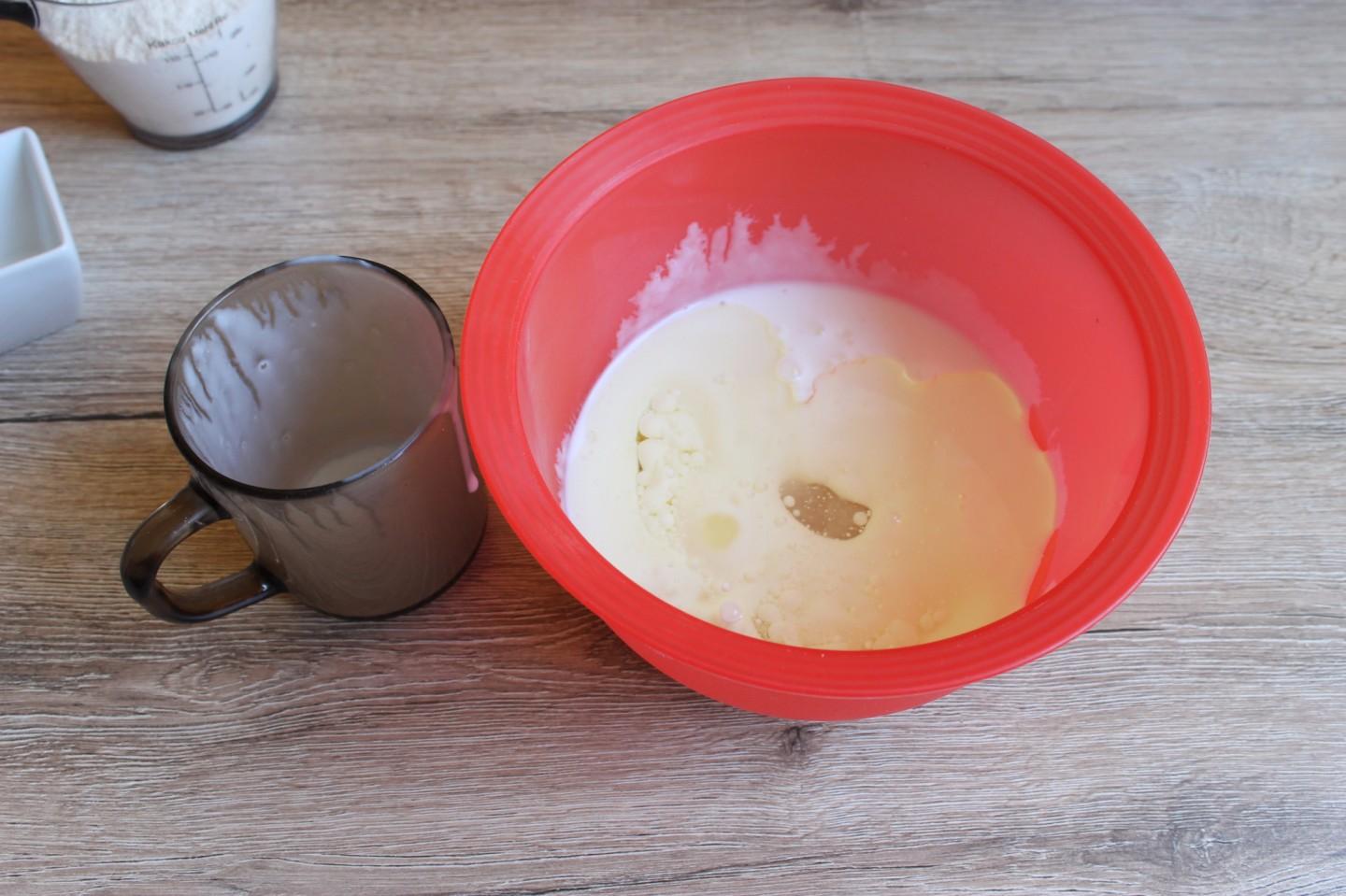 Шаг 2 приготовления Пирог с мясом в духовке из дрожжевого теста