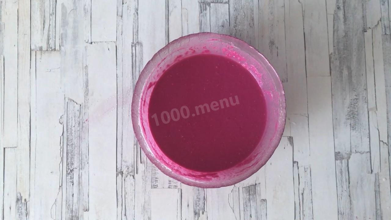 Шаг 8 приготовления Красные блины
