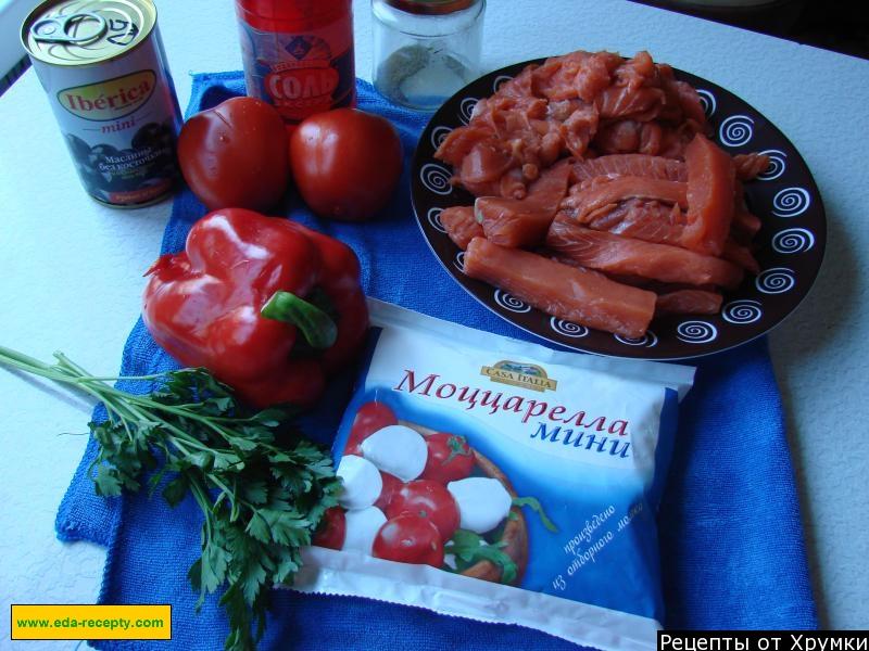 Шаг 2 приготовления Рыбный пирог из дрожжевого теста с лососем