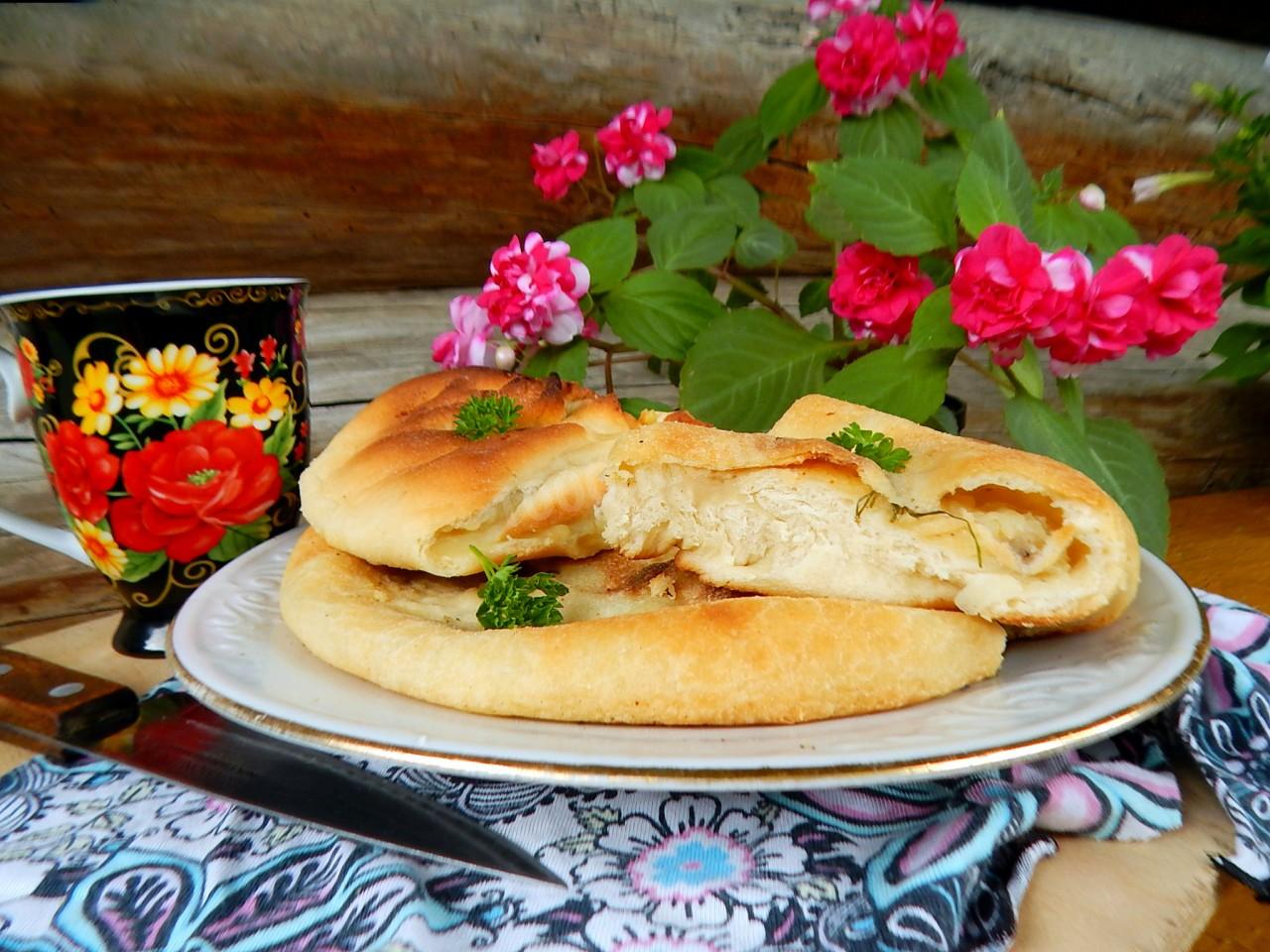 Шаг 9 приготовления Осетинский пирог с картошкой и сыром