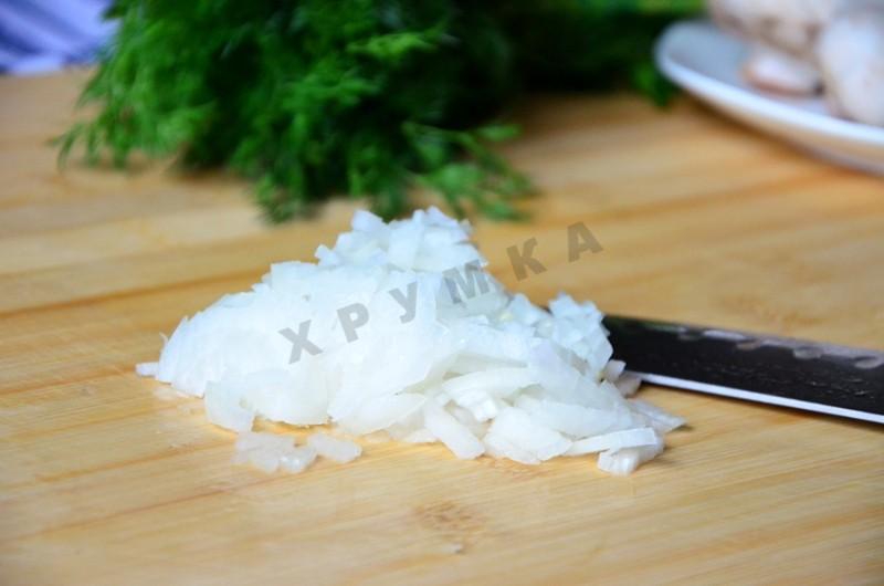Шаг 3 приготовления Пирожки с картошкой и грибами