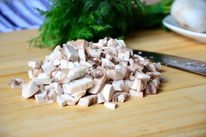Шаг 4 приготовления Пирожки с картошкой и грибами