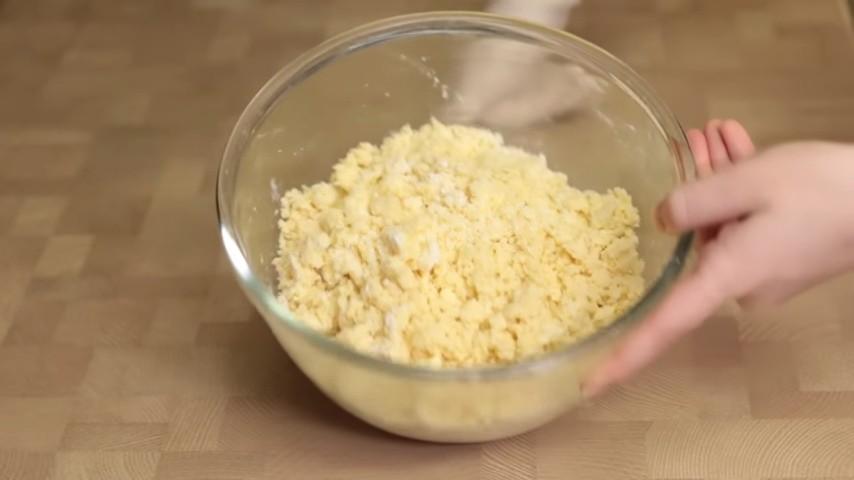 Шаг 4 приготовления Песочные кольца с орехами по госту