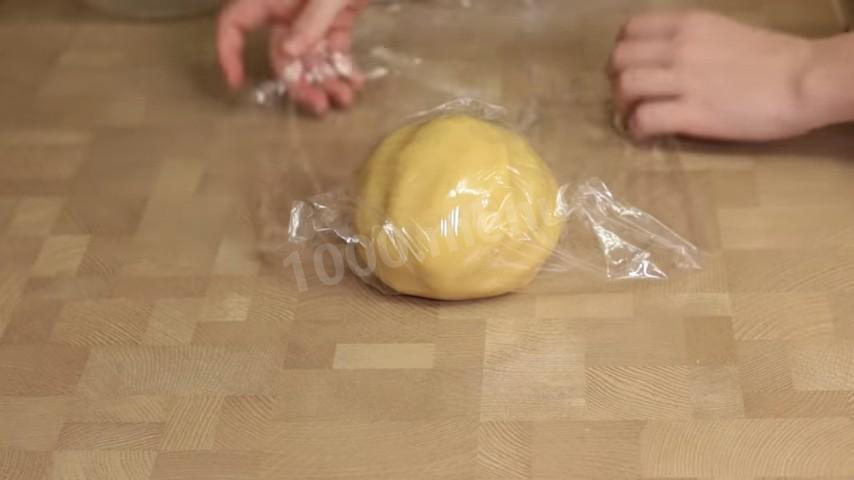 Шаг 5 приготовления Песочные кольца с орехами по госту