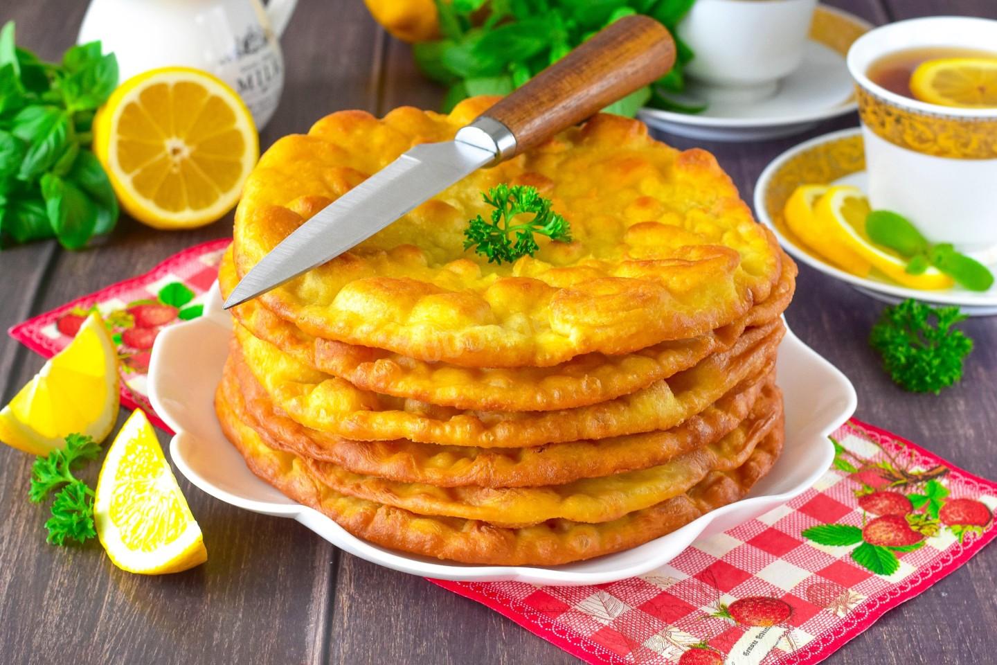 Шаг 11 приготовления Казахский шелпек - лепешки