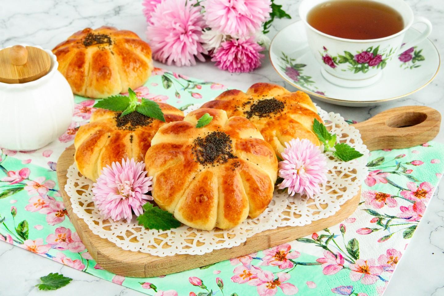 Шаг 19 приготовления Булочки к чаю самые воздушные
