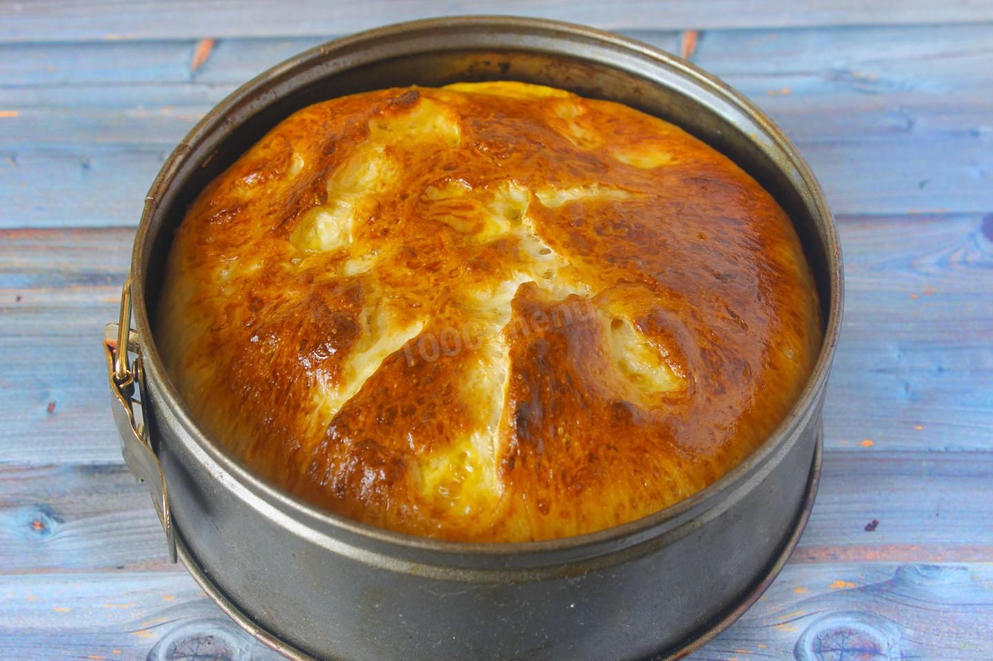 Шаг 11 приготовления Рыбный пирог с рисом