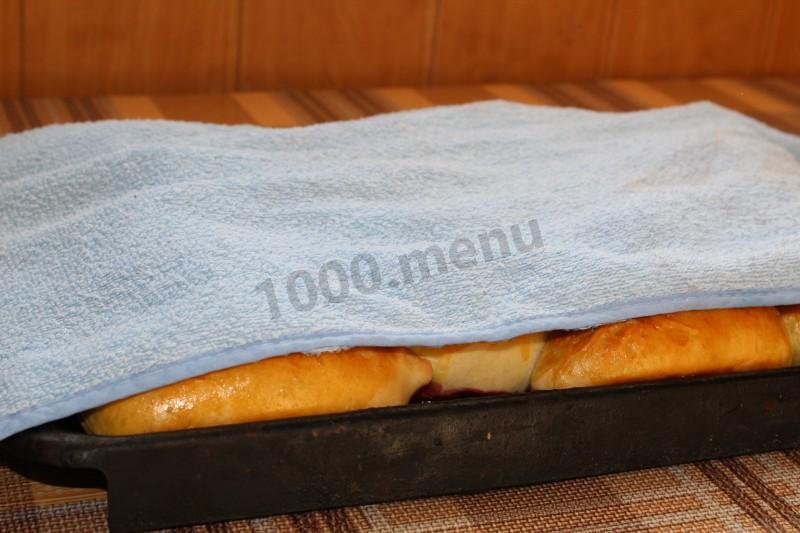Шаг 24 приготовления Пирожки с абрикосами в духовке