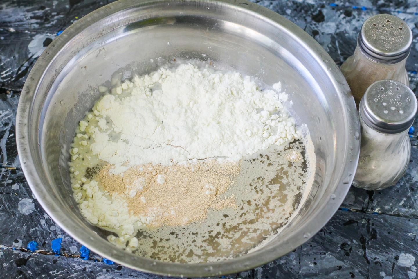 Шаг 2 приготовления Беляши татарские с мясом