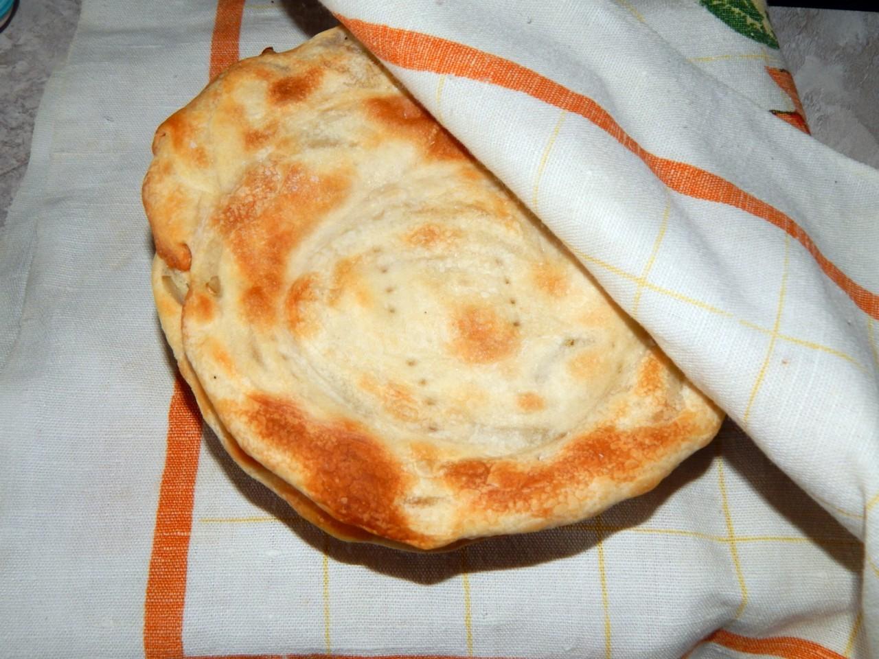 Шаг 11 приготовления Фатир таджикский