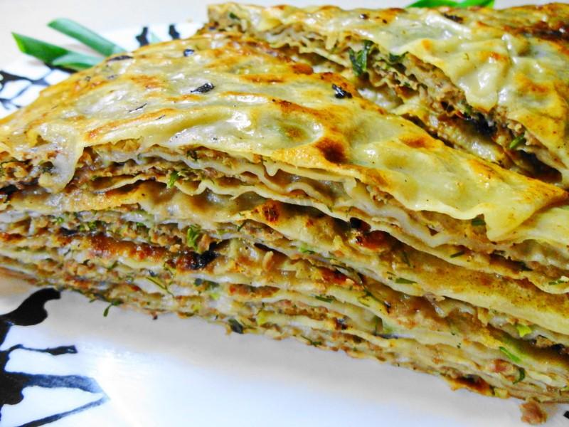 Шаг 16 приготовления Китайские лепешки с мясом