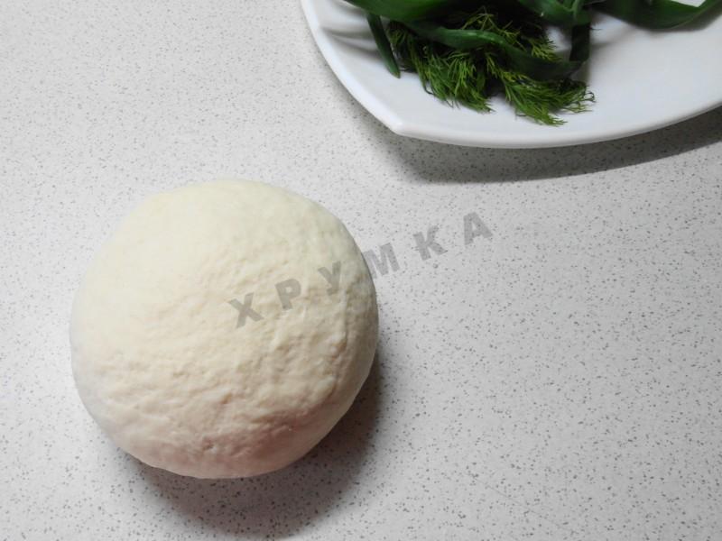 Шаг 2 приготовления Китайские лепешки с мясом