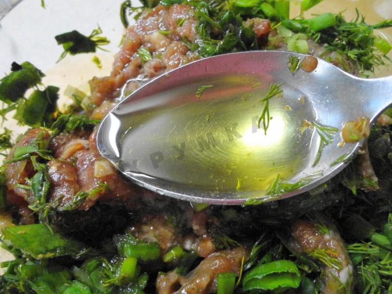 Шаг 4 приготовления Китайские лепешки с мясом