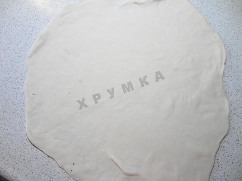 Шаг 7 приготовления Китайские лепешки с мясом