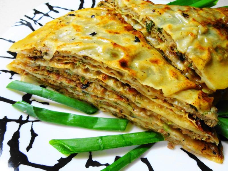Обложка рецепта Китайские лепешки с мясом
