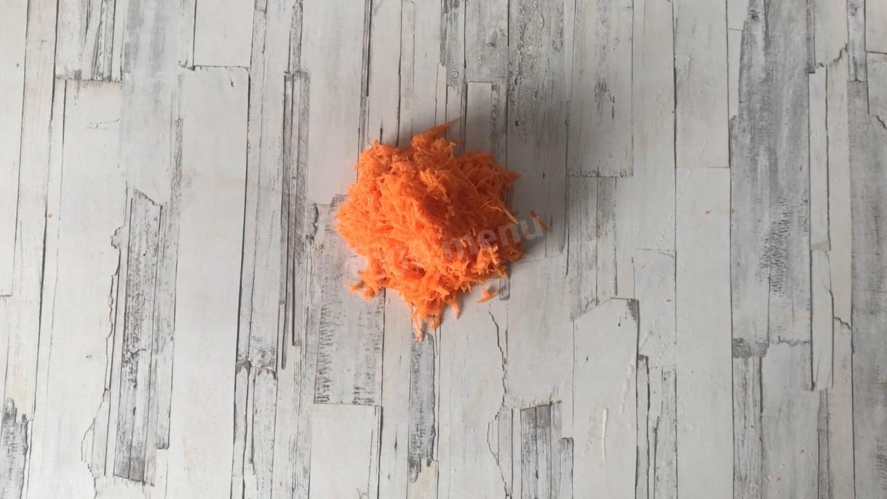 Шаг 2 приготовления Морковные оладьи