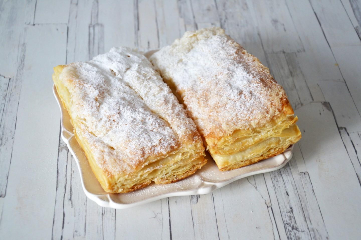 Шаг 4 приготовления Слойки с сахаром