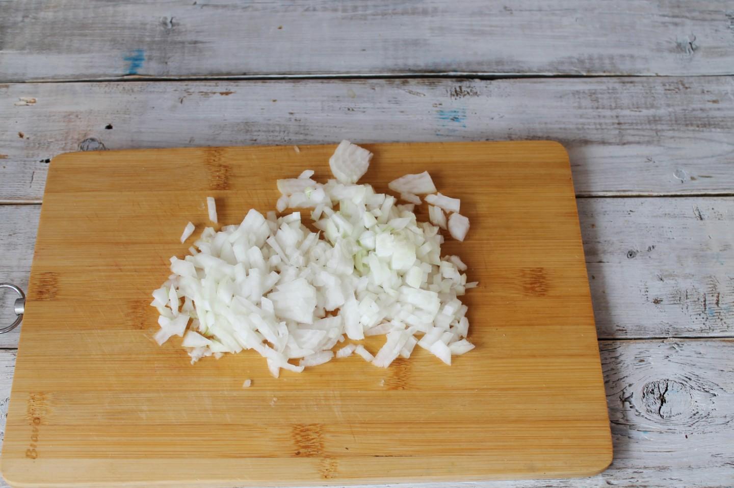 Шаг 4 приготовления Пирог с рыбой и рисом
