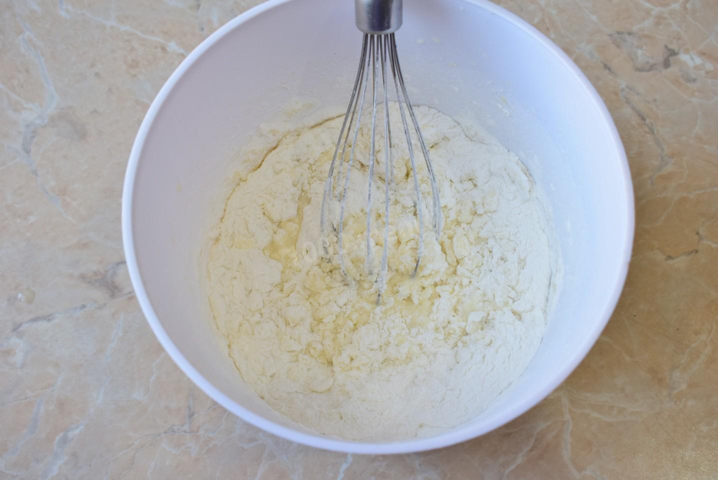 Шаг 4 приготовления Панкейки из рисовой муки
