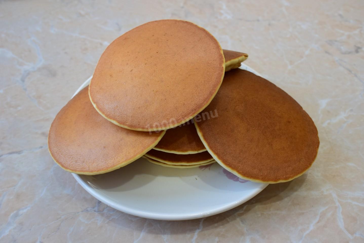 Шаг 9 приготовления Панкейки из рисовой муки