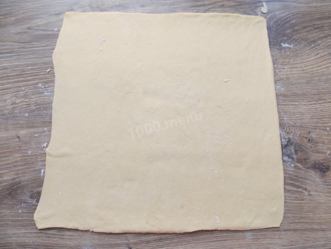 Шаг 10 приготовления Рулет с маком из дрожжевого теста