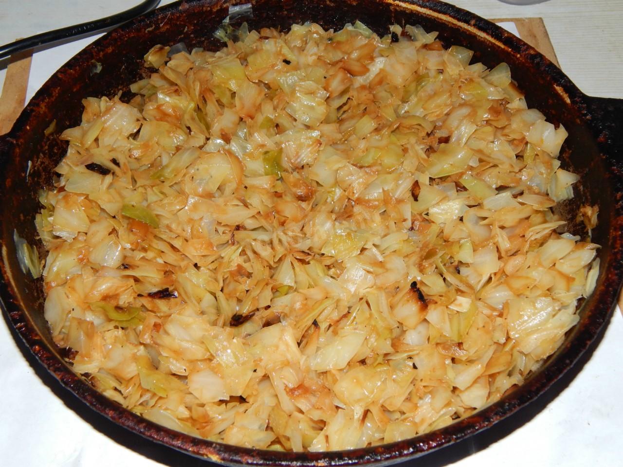 Шаг 7 приготовления Кулебяка с капустой