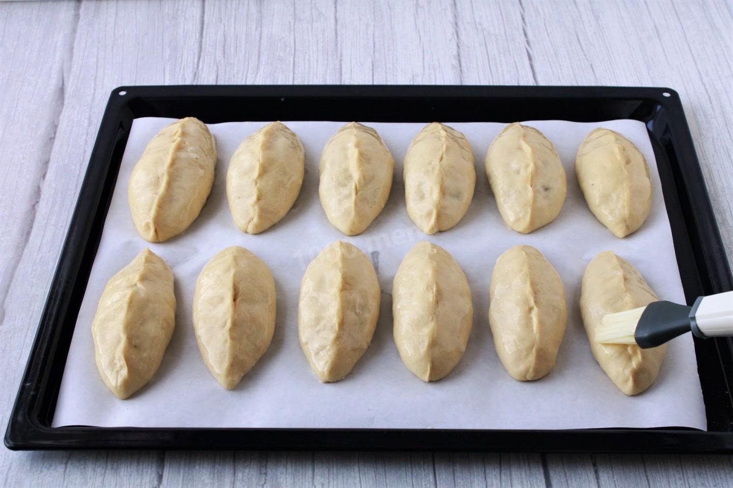 Шаг 25 приготовления Пирожки с мясом и картошкой в духовке