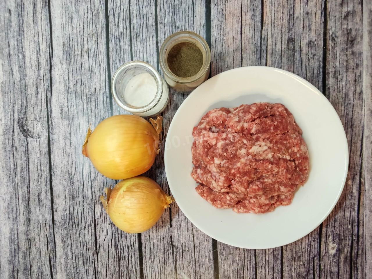 Шаг 8 приготовления Беляши без дрожжей на кефире с мясом