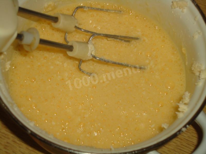Шаг 2 приготовления Сметанный пирог с яблоками