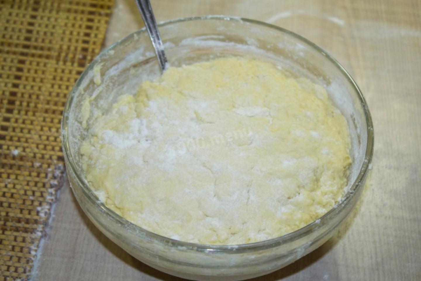Шаг 11 приготовления Хачапури без дрожжей с сыром на сковороде