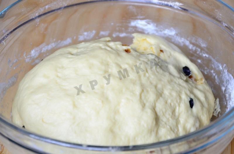 Шаг 9 приготовления Ванильные сухари с изюмом