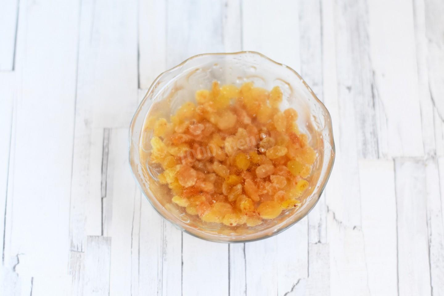 Шаг 2 приготовления Овсяное печенье с изюмом