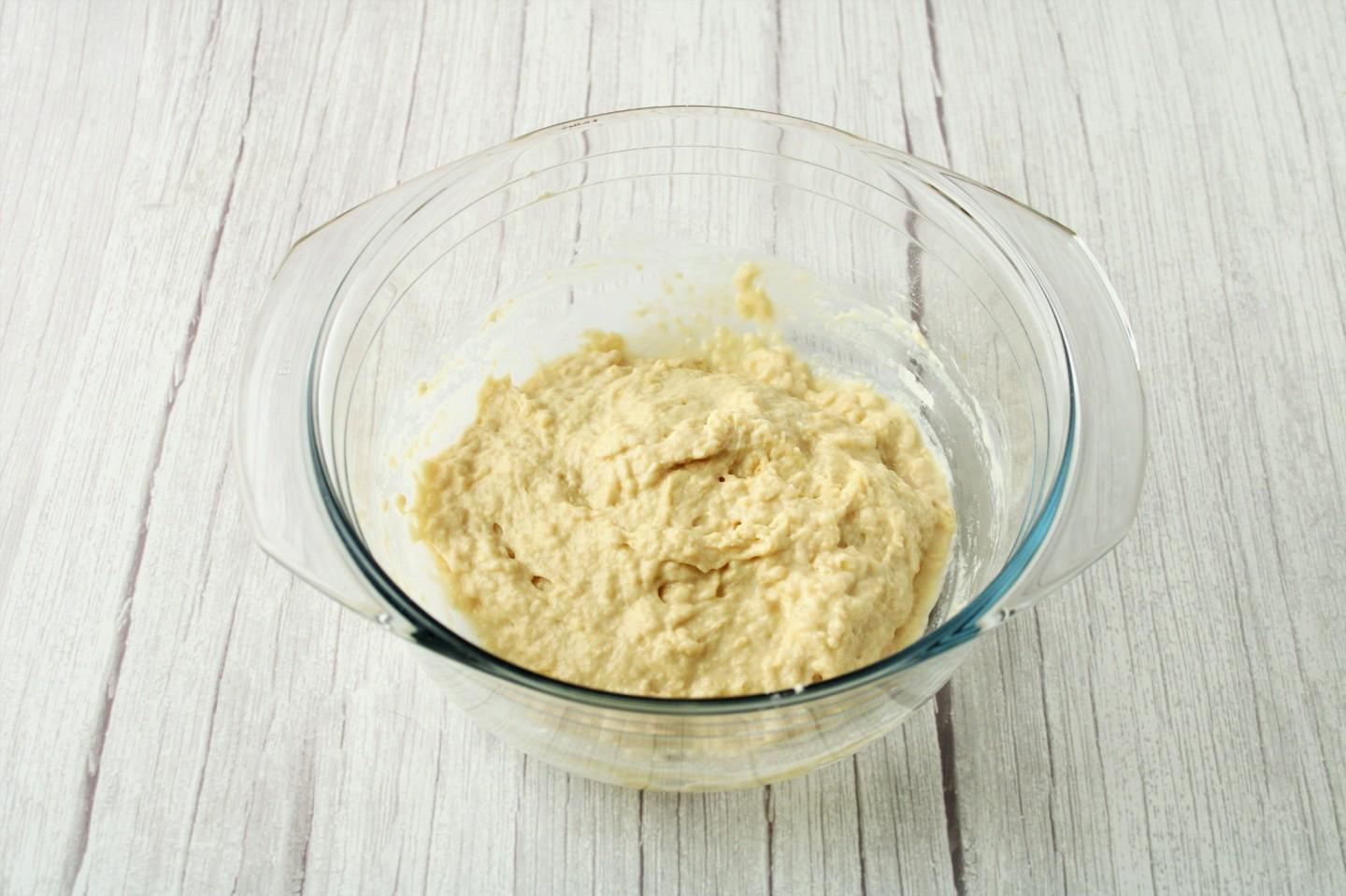 Шаг 9 приготовления Открытые пирожки с мясом в духовке