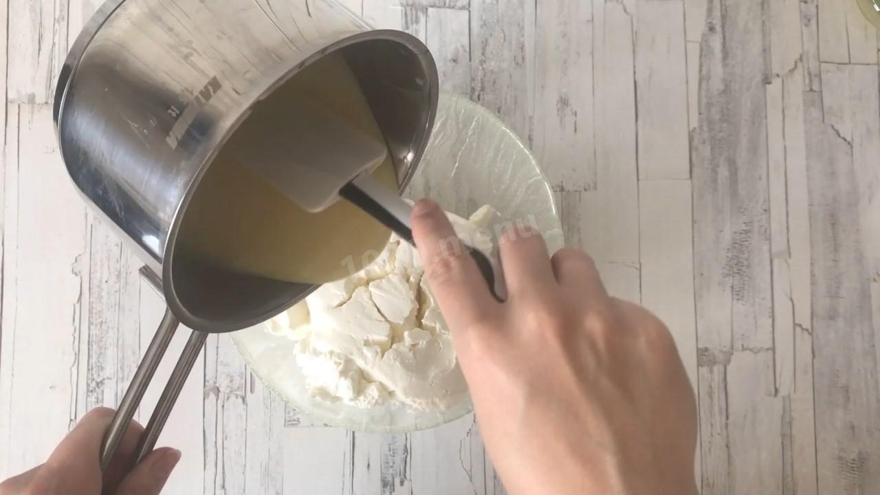 Шаг 8 приготовления Лимонный чизкейк