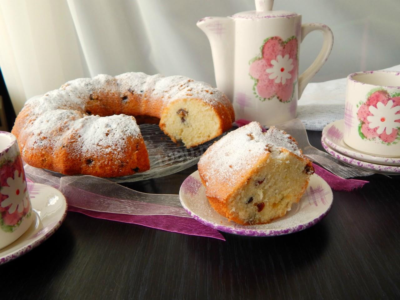 Шаг 12 приготовления Классический кекс с изюмом