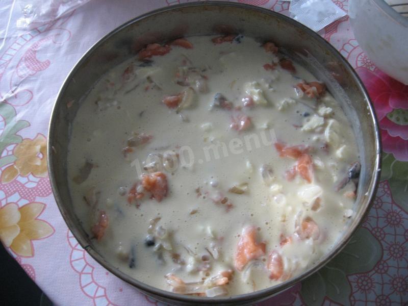 Шаг 2 приготовления Рыбный пирог с рыбой и картошкой
