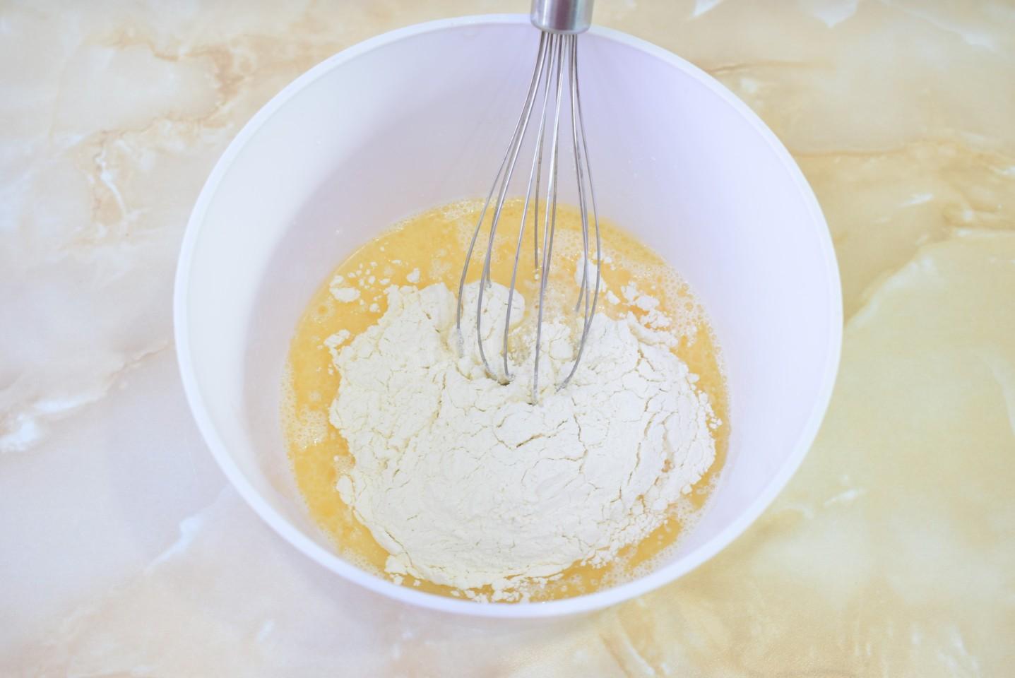 Шаг 3 приготовления Блины с мясом и рисом