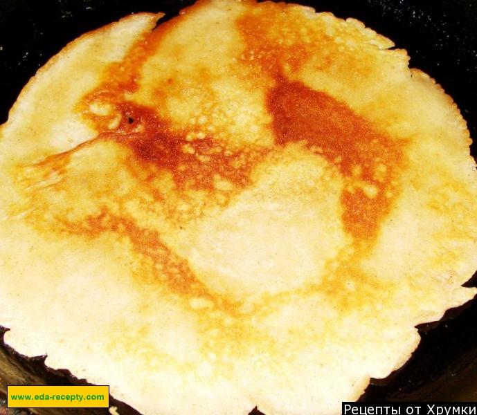 Шаг 4 приготовления Сладкие блинчики с клубникой и творогом