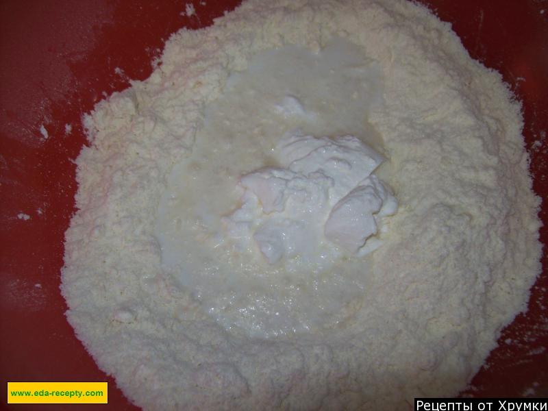 Шаг 7 приготовления Татарский пирог с мясом и картофелем