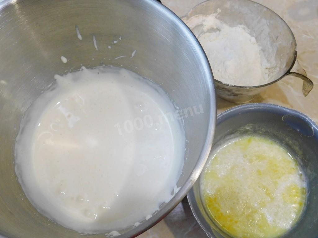 Шаг 4 приготовления Лимонный бисквит